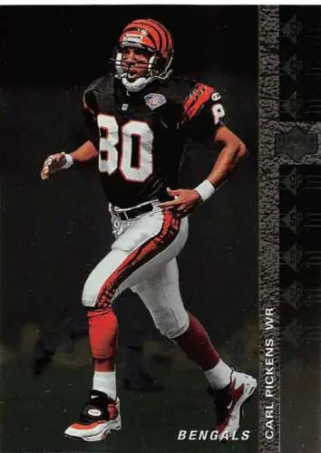 Football player in Bengals uniform for 1994 SP #54 Carl Pickens original gloss card