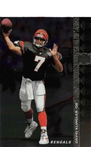 1994 SP #55 David Klingler NM-MT Bengals Card with Original Gloss for Collectors