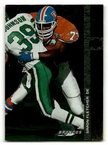 1994 SP #83 Simon Fletcher Denver Broncos Football Card with original gloss finish