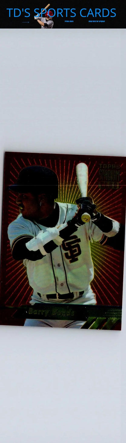 1994 Stadium Club Barry Bonds Finest Members Only baseball card featuring Barry Bonds