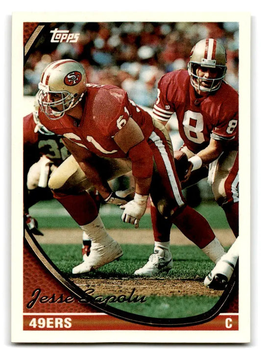 1994 Topps #3 Jesse Sapolu - Collectible Card