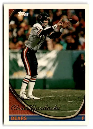 1994 Topps #617 Chris Gardocki EX Excellent Bears football card with original gloss