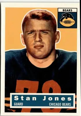 Vintage Stan Jones football card from 1994 Topps Archives featuring Chicago Bears memorabilia