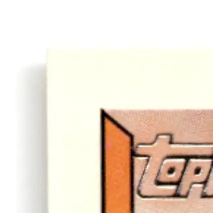 Corner of a 1994 Topps Baseball Todd Frohwirth Gold card with orange border