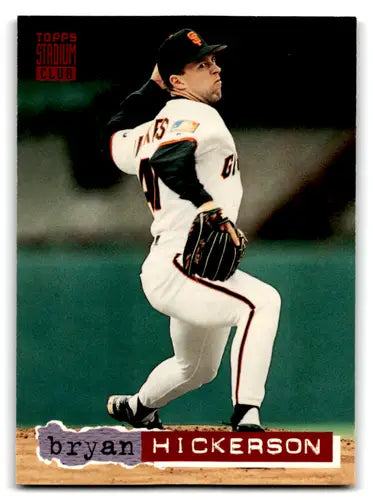 1994 Topps Stadium Club #711 Bryan Hickerson NM-MT Giants ID:72059 - Trading Cards