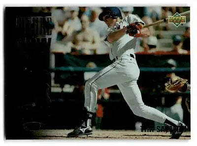 Tim Salmon swinging bat in 1994 Upper Deck #54 trading card image
