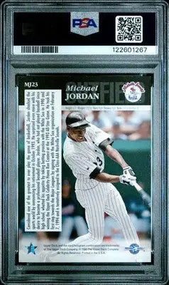 1994 Upper Deck Minor League Michael Jordan #MJ23 Silver Minor PSA 7