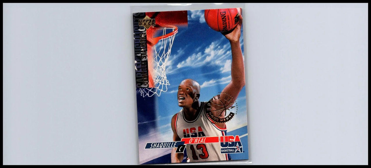 1994 Upper Deck USA #54 Shaquille O’Neal basketball card collectible item