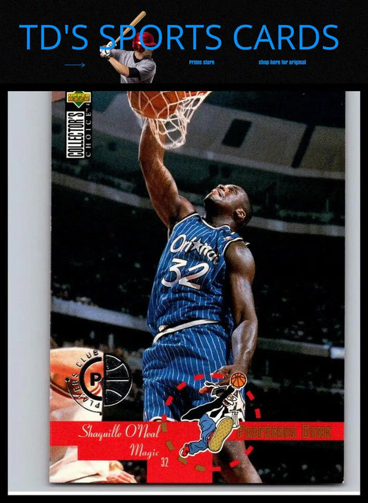 Shaquille O’Neal trading card from 1995-96 Collector’s Choice #202 collectible series