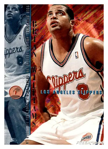 1995-96 Fleer #231 Brian Williams NM Near Mint Clippers ID:45175 - Trading Cards