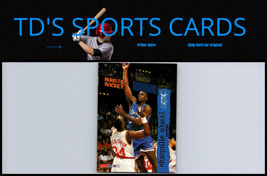 Shaquille O’Neal basketball card from 1995-96 Hoops trading cards collection