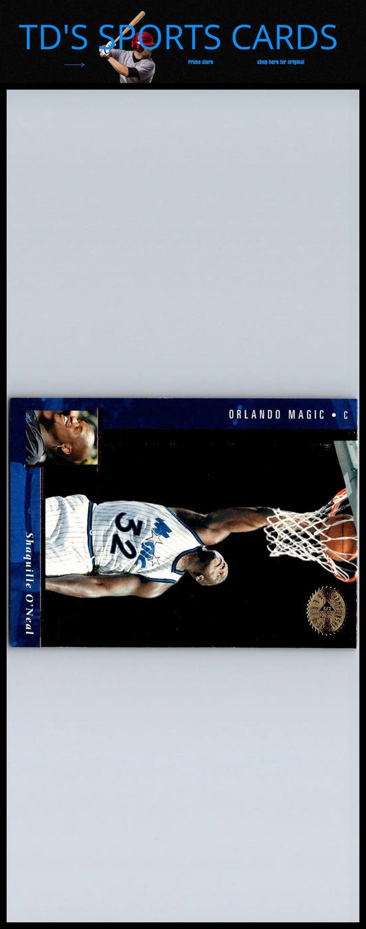 1995-96 SP Championship #76 Shaquille O’Neal trading card for basketball collectors