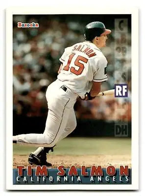 Tim Salmon 1995 Bazooka #119 baseball card for trading card collectors