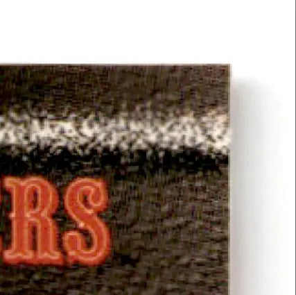 Textured dark brown coaster with red border for 1995 Classic Assets Football Steve Young