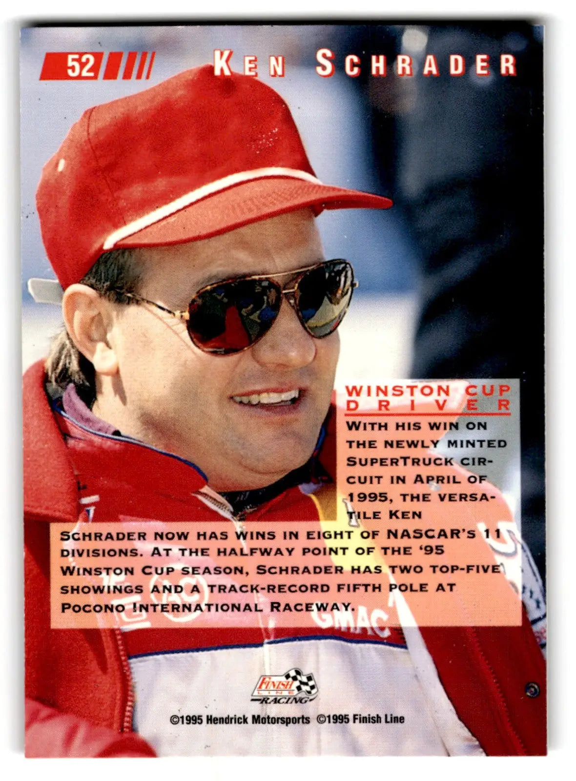 1995 Classic Racing Images Ken Schrader #52 - Unknown