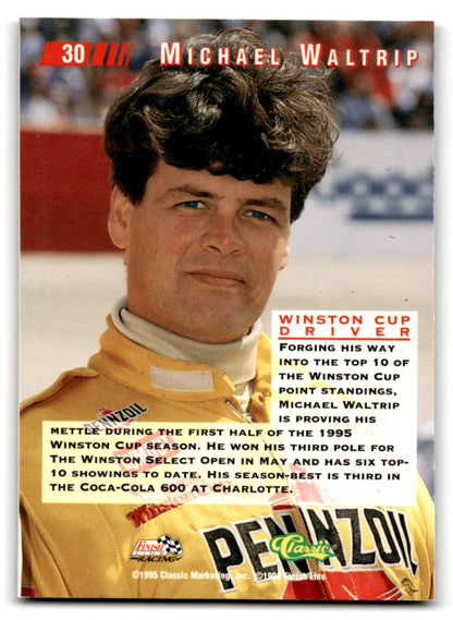 1995 Classic Racing Images Michael Waltrip #30 - Unknown