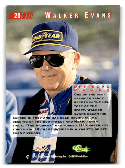1995 Classic Racing Images Walker Evans #20 - Unknown