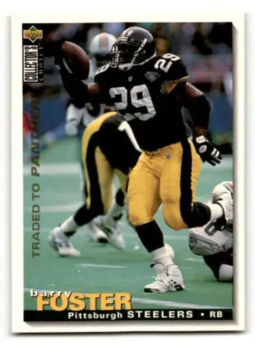 Original gloss 1995 Collector’s Choice #143 Barry Foster Carolina Panthers football card
