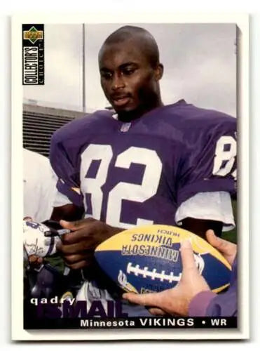 1995 Collector’s Choice Qadry Ismail Minnesota Vikings Football Card original gloss