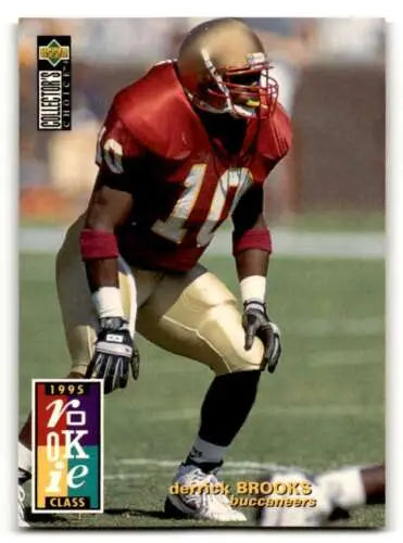 Derrick Brooks rookie card 1995 Collector’s Choice original gloss Tampa Bay Buccaneers