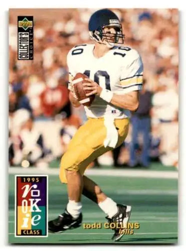 1995 Collector’s Choice Todd Collins Buffalo Bills football card with original gloss