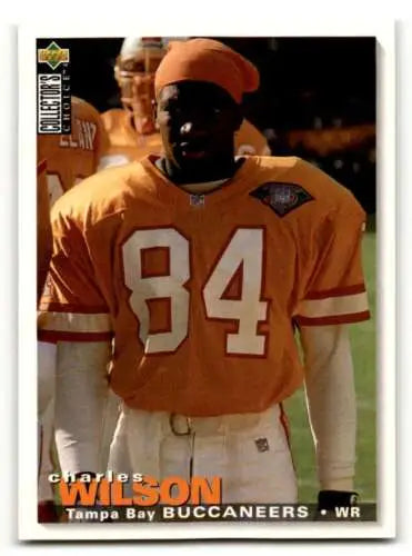 Original gloss 1995 Collector’s Choice Charles Wilson Tampa Bay Buccaneers football card