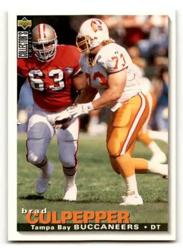 Brad Culpepper Tampa Bay football card 1995 Collector’s Choice original gloss