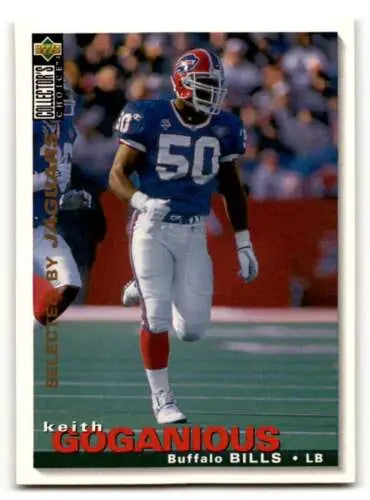 1995 Collector’s Choice #332 Keith Goganious Jacksonville Jaguars original gloss card