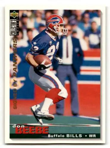 1995 Collector’s Choice #342 Don Beebe Carolina Panthers Football Card with original gloss