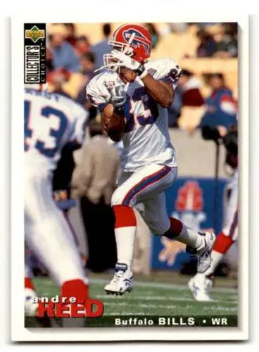 1995 Collector’s Choice #51 Andre Reed Buffalo Bills Football Card with original gloss