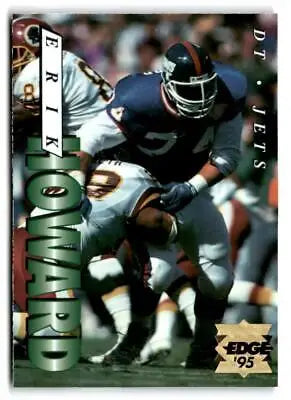 1995 Collector’s Edge Erik Howard Gold Logo Football Trading Card for Collectors