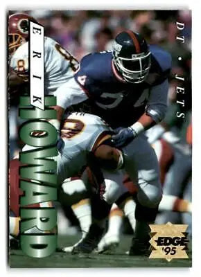 1995 Collector’s Edge #149 Erik Howard Gold Logo football trading card for collectors