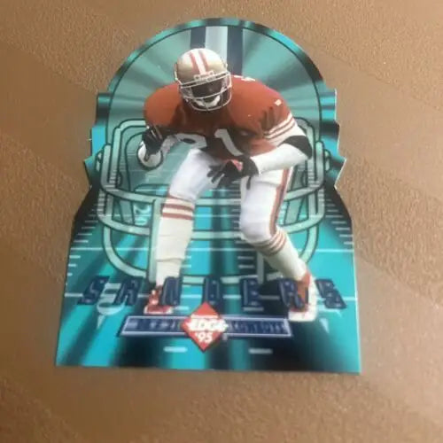 Deion Sanders trading card 1995 Collectors Edge EDGE TECH DIE CUT SP #9 of 12 R16