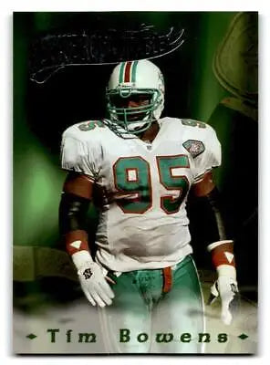 Tim Bowens Rookie Roundtable 1995 Collector’s Edge Excalibur #3 football card