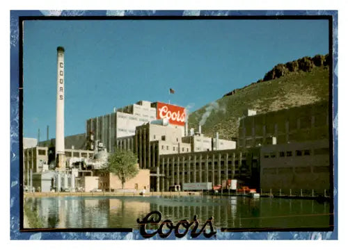 Original gloss brewery photograph of Coors Brewery Complex from Simply Sandoval
