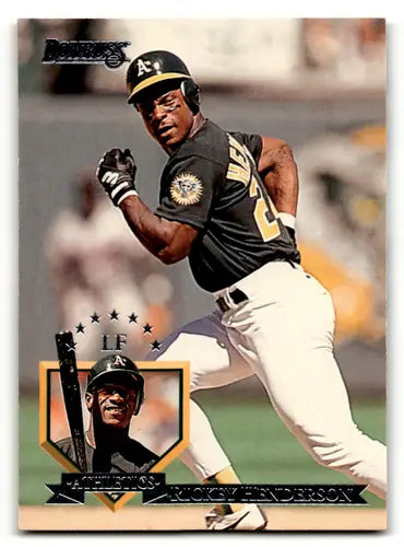 1995 Donruss #305 Rickey Henderson NM-MT Athletics ID:63928 - Trading Cards