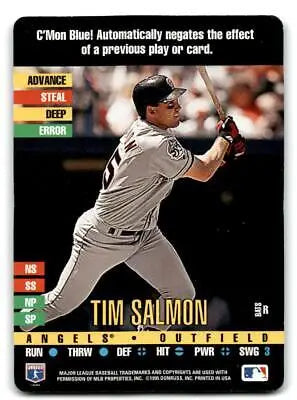 Tim Salmon baseball card from 1995 Donruss Top of the Order NNO Tim Salmon collectible