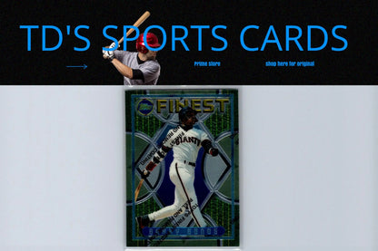 Barry Bonds 1995 Finest #192 baseball card among sought-after trading cards