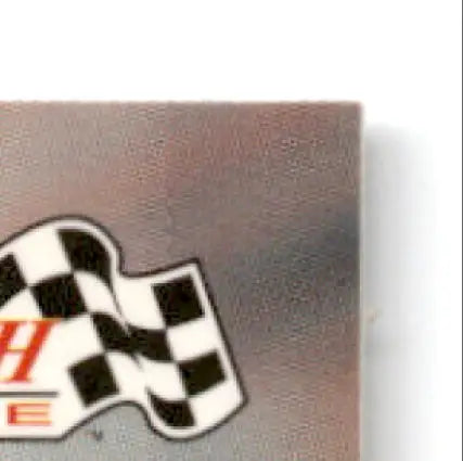 Chequered flag magnet for 1995 Finish Line Geoff Bodine #7 racing memorabilia