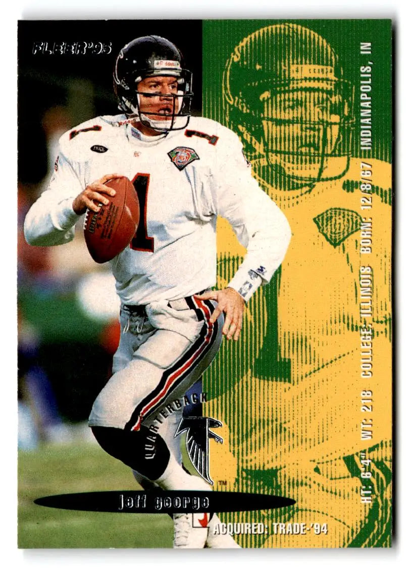 1995 Fleer #18 Jeff George - Trading Cards