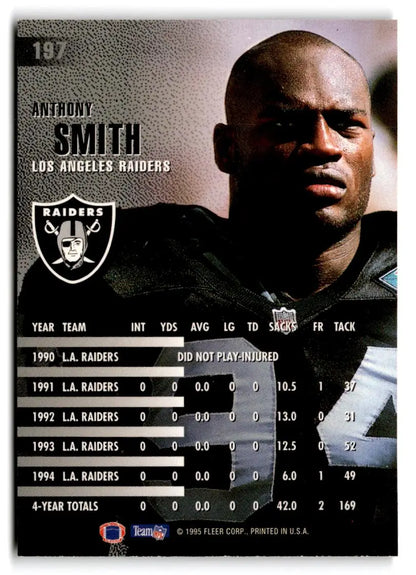 1995 Fleer #197 Anthony Smith - Trading Cards