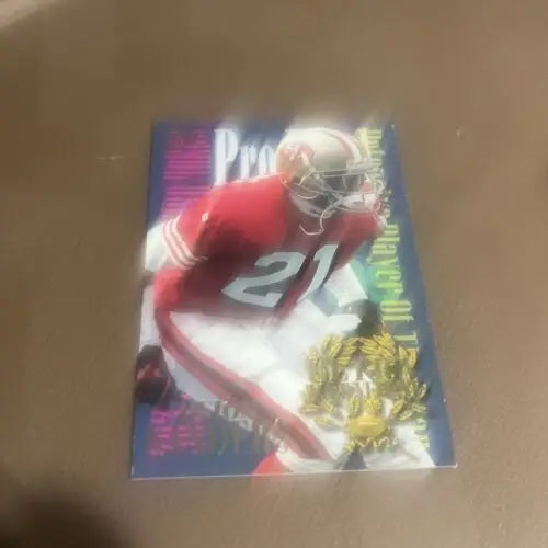 1995 Fleer Ultra Deion Sanders San Francisco 49ers card showcasing Ultra Achievement #7