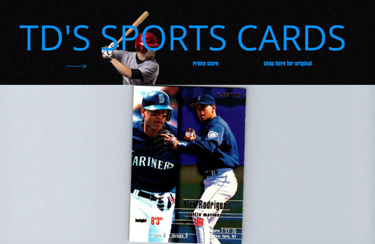 Baseball card of Alex Rodriguez from 1995 Fleer Update trading cards collection