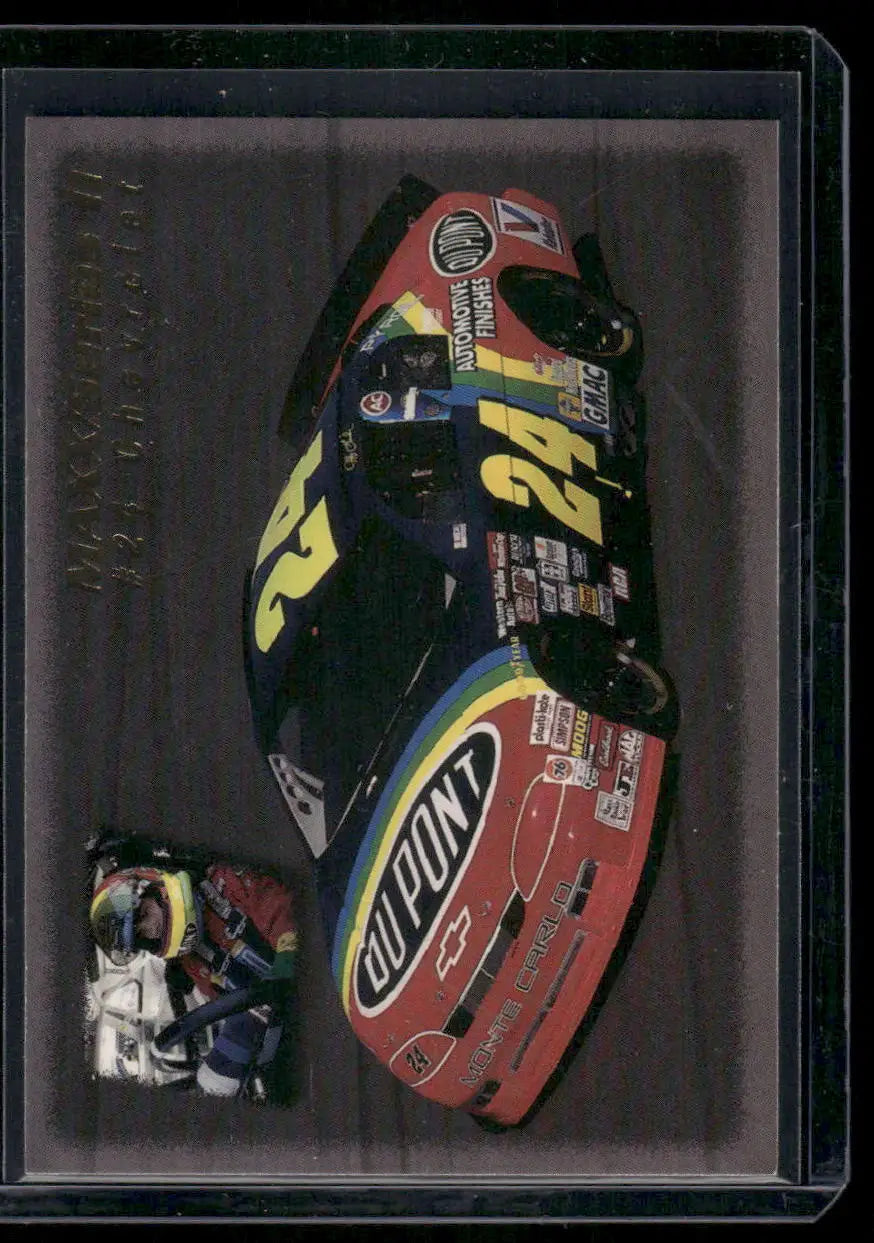 Collectible NASCAR trading card of Jeff Gordon #24 DuPont Chevrolet from Maxx Series II Jeff Gordan
