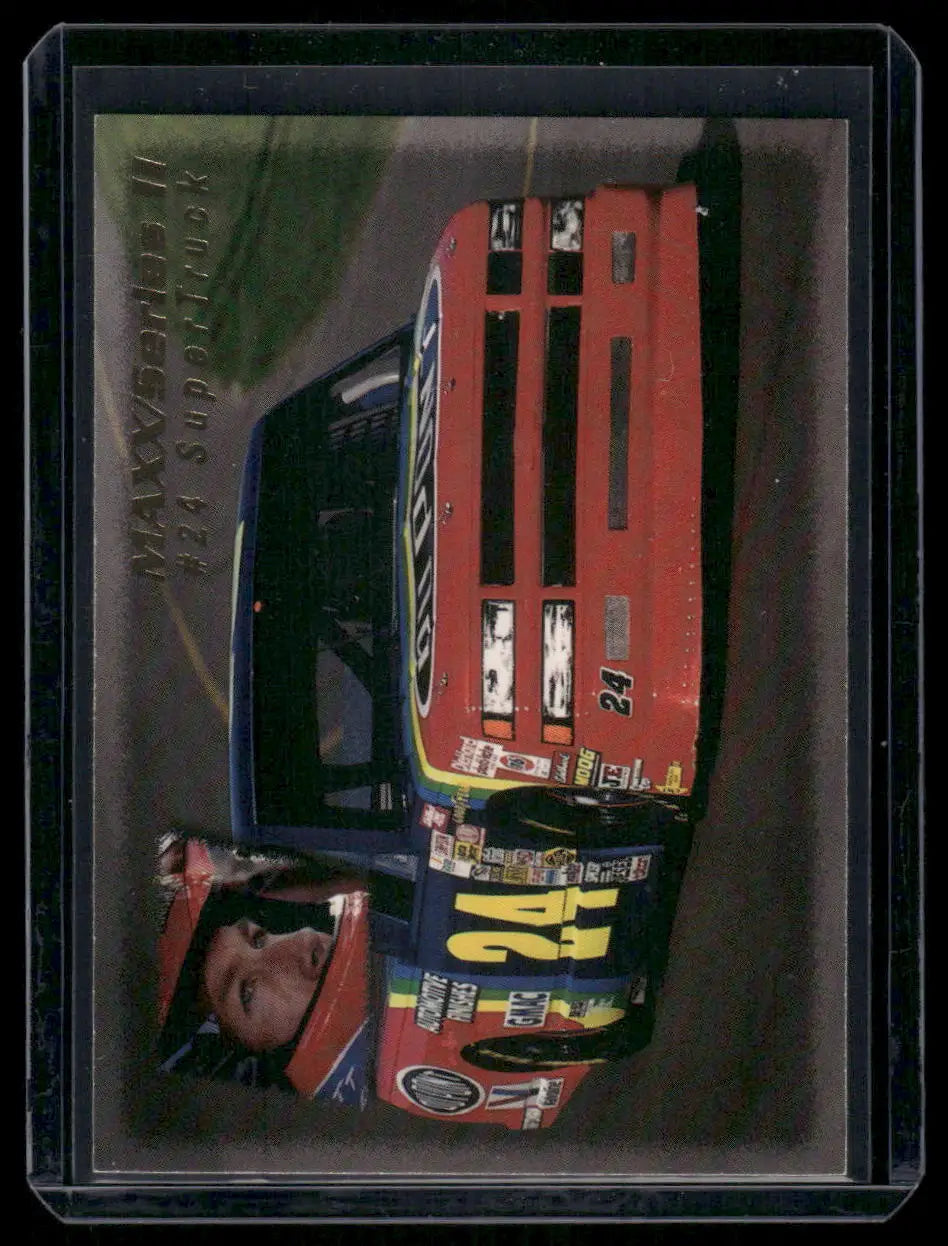 Jeff Gordon 1995 Maxx Series II racing card featuring #24 Supertruck racing image