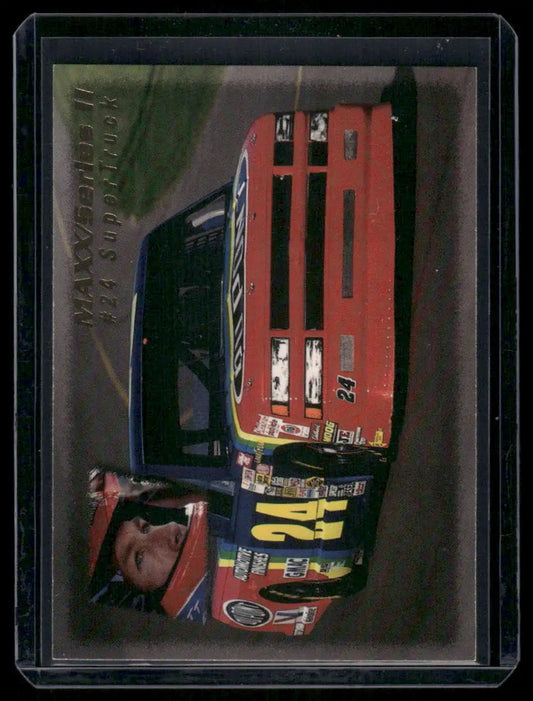 Jeff Gordon 1995 Maxx Series II racing card featuring #24 Supertruck racing image