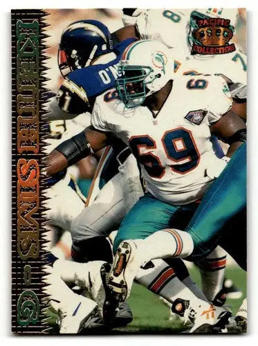 1995 Pacific #112 Keith Sims Miami Dolphins Football Cards EX/NM ID:55599 - Football Cards