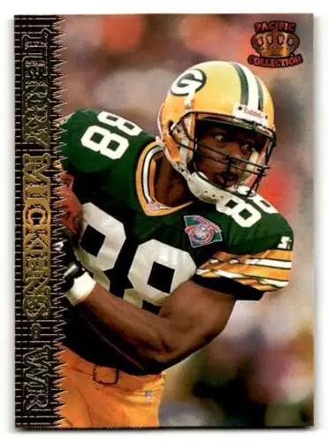 1995 Pacific #185 Terry Mickens Green Bay Packers Football Card with original gloss
