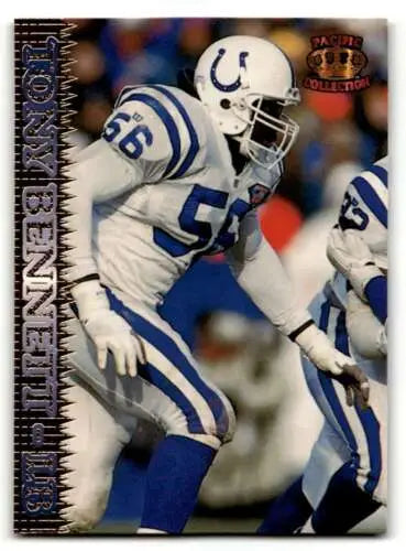 1995 Pacific #238 Tony Bennett Indianapolis Colts football card with original gloss