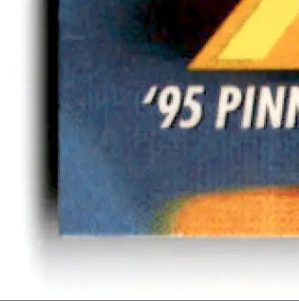 Vintage blue and orange trading card from 1995 Pinnacle Football NFC Checklist Trophy Collection